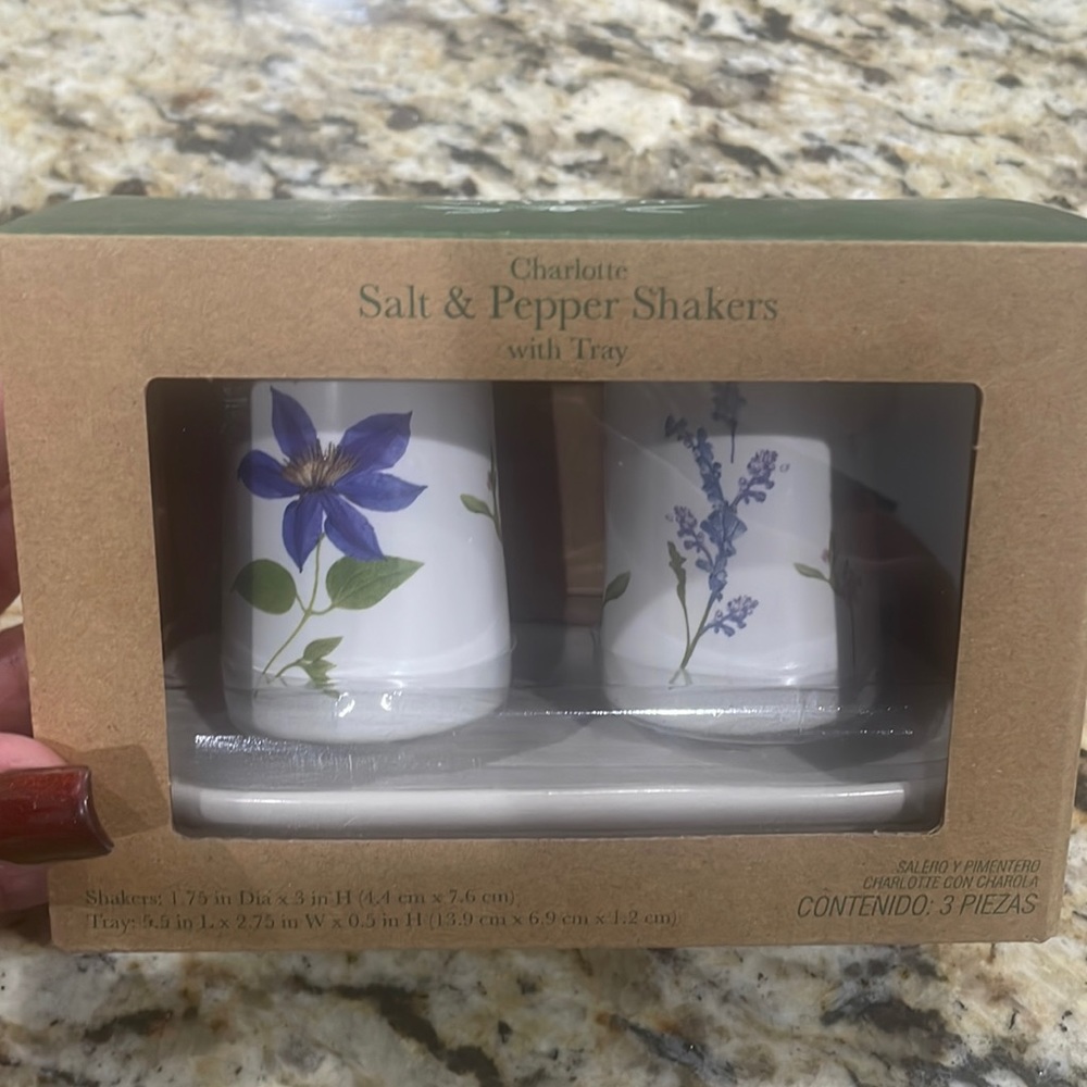 Salt and pepper shakers